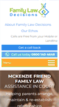 Mobile Screenshot of familylawdecisions.co.uk
