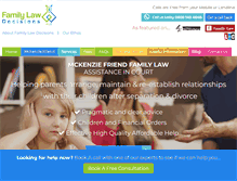 Tablet Screenshot of familylawdecisions.co.uk
